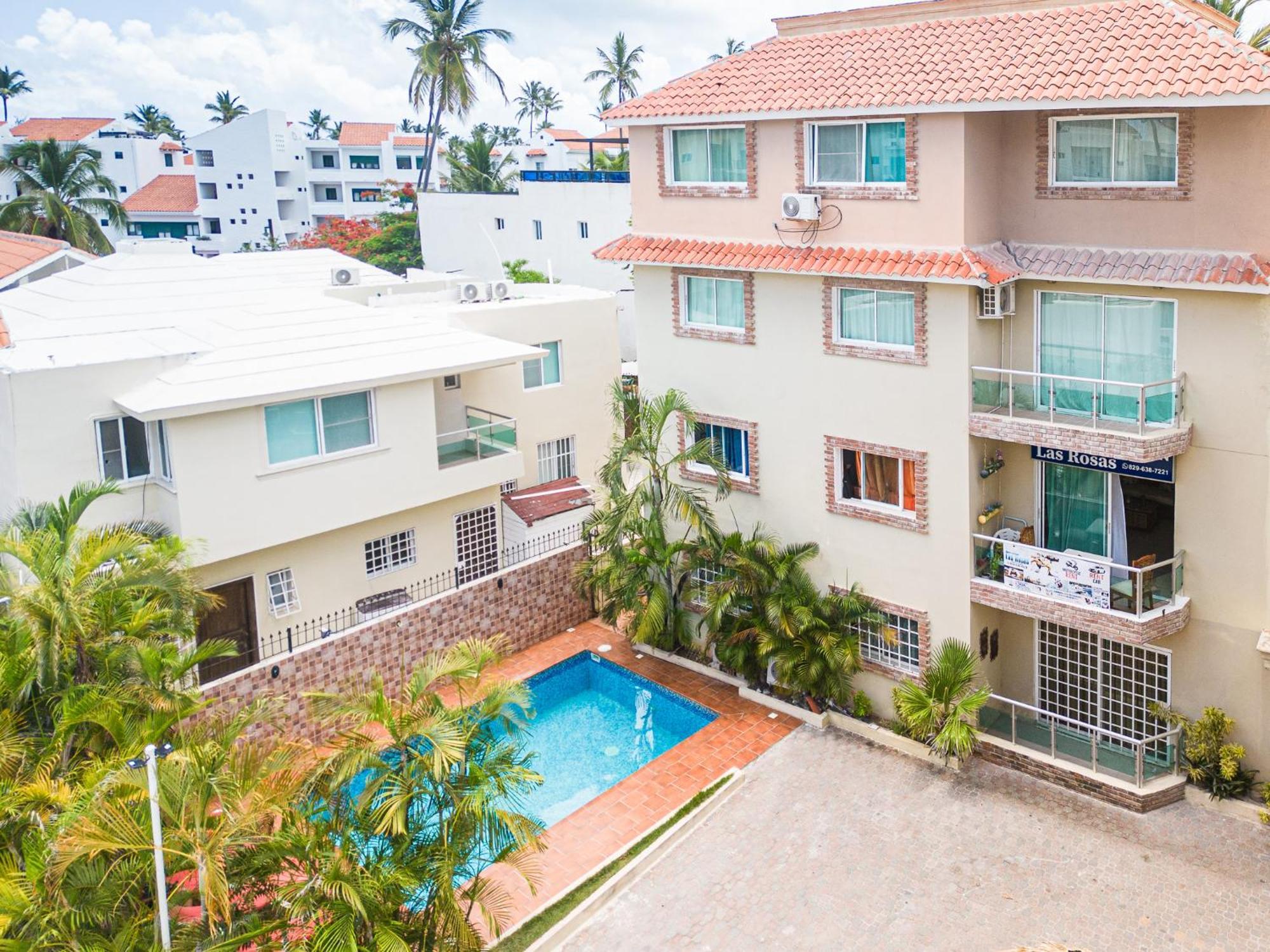 Hostal Las Rosas De Punta Cana Bagian luar foto